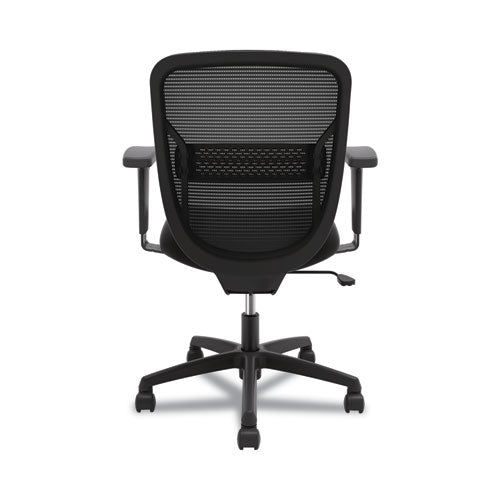 Gateway Mid-back Task Chair, Supports Up To 250 Lb, 17" To 22" Seat Height, Black