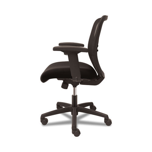 Gateway Mid-back Task Chair, Supports Up To 250 Lb, 17" To 22" Seat Height, Black