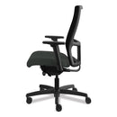 Ignition Series Mesh Mid-back Work Chair, Supports Up To 300 Lb, 17.5" To 22" Seat Height, Iron Ore Seat, Black Back/base