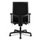 Ignition Series Mesh Mid-back Work Chair, Supports Up To 300 Lb, 17.5" To 22" Seat Height, Iron Ore Seat, Black Back/base