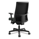 Ignition Series Mesh Mid-back Work Chair, Supports Up To 300 Lb, 17.5" To 22" Seat Height, Iron Ore Seat, Black Back/base