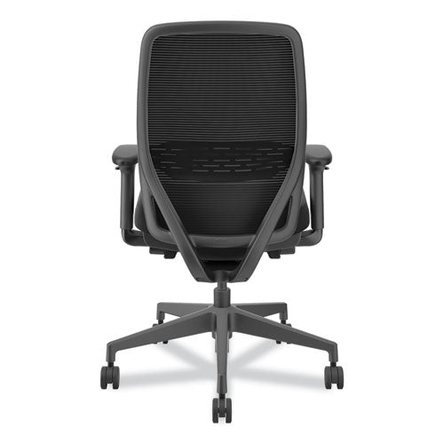 Nucleus Series Recharge Task Chair, Supports Up To 300 Lb, 16.63 To 21.13 Seat Height, Black Seat/back, Black Base