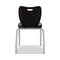 Smartlink Four-leg Chair, 19.5" X 19.63" X 31", Onyx Seat, Onyx Base, 4/carton