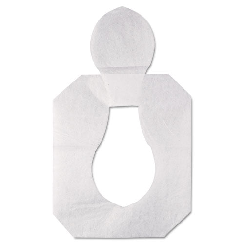 Health Gards Toilet Seat Covers, Half-fold, 14.25 X 16.5, White, 250/pack, 4 Packs/carton
