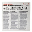 Maximum Lite Single-use Earplugs, Corded, 30nrr, Green, 100 Pairs