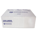 High-density Commercial Can Liners, 60 Gal, 16 Microns, 43" X 48", Natural, 200/carton