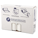Low-density Commercial Can Liners, 16 Gal, 0.5 Mil, 24" X 32", White, 50 Bags/roll, 10 Rolls/carton