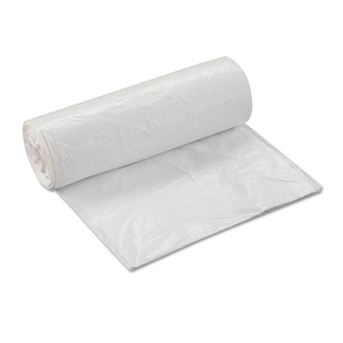 Low-density Commercial Can Liners, 30 Gal, 0.7 Mil, 30" X 36", White, 25 Bags/roll, 8 Rolls/carton