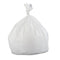 Low-density Commercial Can Liners, 33 Gal, 0.8 Mil, 33" X 39", White, 25 Bags/roll, 6 Rolls/carton