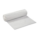 High-density Commercial Can Liners Value Pack, 33 Gal, 10 Microns, 33" X 39", Clear, 25 Bags/roll, 20 Rolls/carton