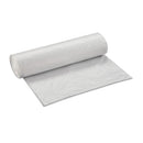 High-density Commercial Can Liners Value Pack, 45 Gal, 12 Microns, 40" X 46", Clear, 25 Bags/roll, 10 Rolls/carton