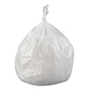 High-density Commercial Can Liners Value Pack, 45 Gal, 12 Microns, 40" X 46", Clear, 25 Bags/roll, 10 Rolls/carton