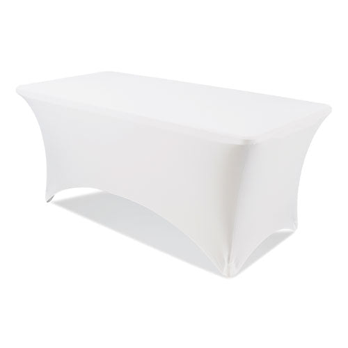 Igear Fabric Table Cover, Polyester, 30 X 96, White