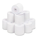 Impact Bond Paper Rolls, 2.25" X 150 Ft, White, 12/pack