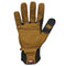 Ranchworx Leather Gloves, Black/tan, X-large