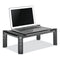 Large Monitor Stand With Cable Management, 12.99" X 17.1" X 6.6", Black, Supports 22 Lbs