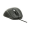 Full-size Wired Optical Mouse, Usb 2.0, Right Hand Use, Black