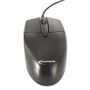 Mid-size Optical Mouse, Usb 2.0, Left/right Hand Use, Black