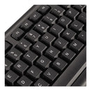 Slimline Keyboard And Mouse, Usb 2.0, Black