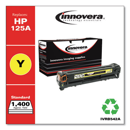 Remanufactured Yellow Toner, Replacement For 125a (cb542a), 1,400 Page-yield, Ships In 1-3 Business Days