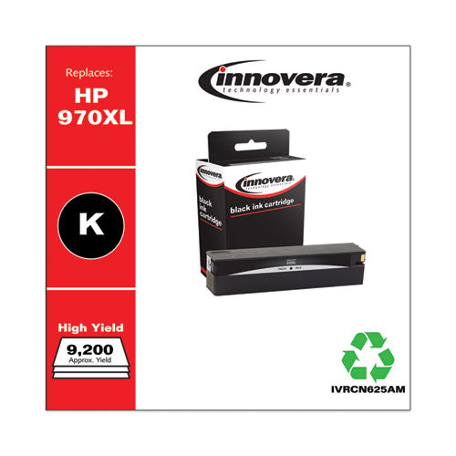 Remanufactured Black High-yield Ink, Replacement For 970xl (cn625am), 9,200 Page-yield, Ships In 1-3 Business Days