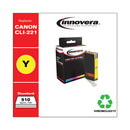 Remanufactured Yellow Ink, Replacement For Cli-221y (2949b001), 510 Page-yield, Ships In 1-3 Business Days