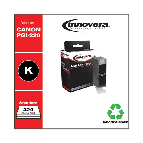 Remanufactured Black Ink, Replacement For Pgi-220 (2945b001), 324 Page-yield, Ships In 1-3 Business Days