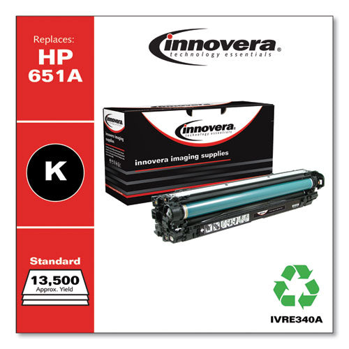 Remanufactured Black Toner, Replacement For 651a (ce340a), 16,000 Page-yield, Ships In 1-3 Business Days