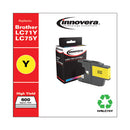 Remanufactured Yellow High-yield Ink, Replacement For Lc75y, 600 Page-yield, Ships In 1-3 Business Days