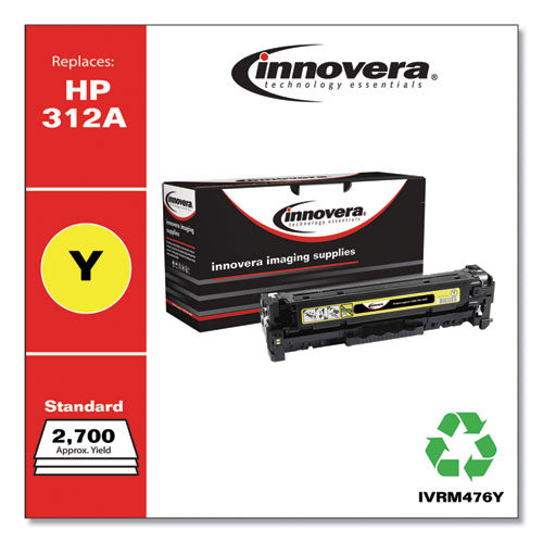 Remanufactured Yellow Toner, Replacement For 312a (cf382a), 2,700 Page-yield, Ships In 1-3 Business Days