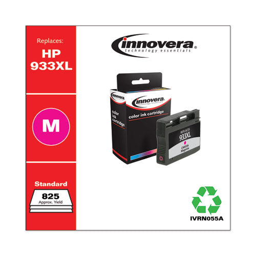 Remanufactured Magenta High-yield Ink, Replacement For 933xl (cn055a), 825 Page-yield, Ships In 1-3 Business Days