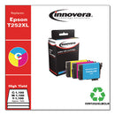 Remanufactured Cyan/magenta/yellow High-yld Ink,replacement F/t252xl (t252xl220/320/420) 1,100 Page-yld,ships In 1-3 Bus Days