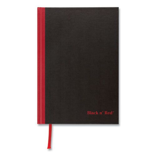 Hardcover Casebound Notebooks, Scribzee Compatible, 1-subject, Wide/legal Rule, Black Cover, (96) 9.75 X 6.75 Sheets