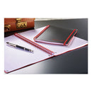 Flexible Cover Twinwire Notebooks, Scribzee Compatible, 1-subject, Wide/legal Rule, Black Cover, (70) 8.25 X 5.63 Sheets