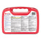 All-purpose First Aid Kit, 160 Pieces, Plastic Case