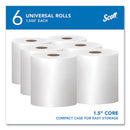 Essential High Capacity Hard Roll Towels For Business, 1-ply, 8" X 1,000 Ft, 1.5" Core, Recycled, White, 6 Rolls/carton