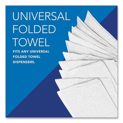 Essential Multi-fold Towels, Absorbency Pockets, 1-ply, 9.2 X 9.4, White, 250/packs, 16 Packs/carton