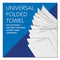 Pro Scottfold Towels, 1-ply, 9.4 X 12.4, White, 175 Towels/pack, 25 Packs/carton