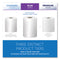 Essential Hard Roll Towels For Business, Absorbency Pockets, 1-ply, 8" X 400 Ft, 1.5" Core, White, 12 Rolls/carton