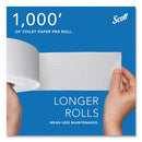 Essential Jrt Jumbo Roll Bathroom Tissue, Septic Safe, 2-ply, White, 3.55" X 1,000 Ft, 4 Rolls/carton
