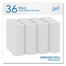 Essential Coreless Srb Bathroom Tissue, Septic Safe, 2-ply, White, 1,000 Sheets/roll, 36 Rolls/carton