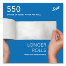 Essential Standard Roll Bathroom Tissue For Business, Septic Safe, 2-ply, White, 550 Sheets/roll, 80/carton