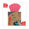X80 Cloths, Hydroknit, Pop-up Box, 8.34 X 16.8, Red, 80/box, 5 Box/carton