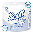 Essential 100% Recycled Fiber Srb Bathroom Tissue, Septic Safe, 2-ply, White, 473 Sheets/roll, 80 Rolls/carton