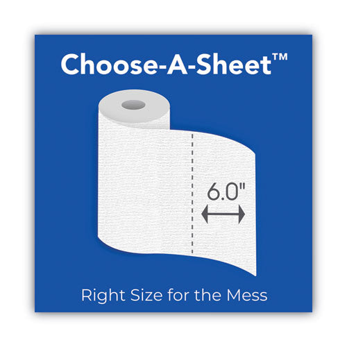 Choose-a-size Mega Kitchen Roll Paper Towels, 1-ply, 102/roll, 6 Rolls/pack, 4 Packs/carton