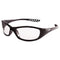 V40 Hellraiser Safety Glasses, Black Frame, Clear Anti-fog Lens