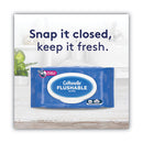 Fresh Care Flushable Cleansing Cloths, 1-ply, 3.73 X 5.5, White, 84/pack, 8 Packs/carton