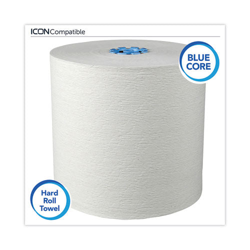 Pro Hard Roll Paper Towels With Absorbency Pockets, For Scott Pro Dispenser, Blue Core Only, 1-ply, 7.5" X 900 Ft, 6 Rolls/ct