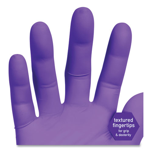 Purple Nitrile Gloves, Purple, 242 Mm Length, Small, 6 Mil, 1,000/carton