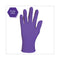 Purple Nitrile Exam Gloves, 242 Mm Length, Large, Purple, 100/box
